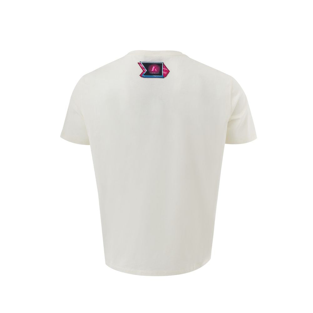 Beiges Baumwoll-T-Shirt von Emporio Armani