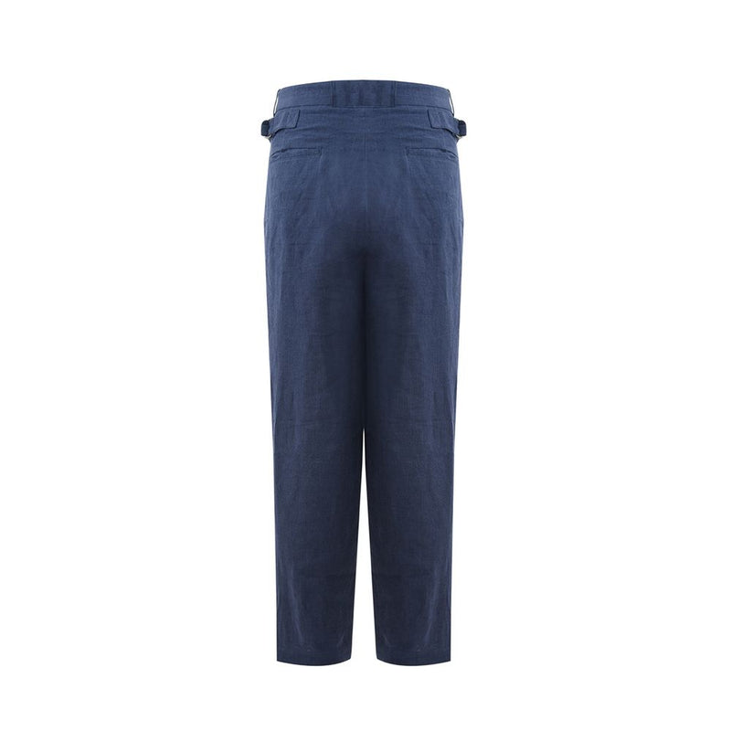 Emporio Armani – Jeans und Hose aus blauem Leinen