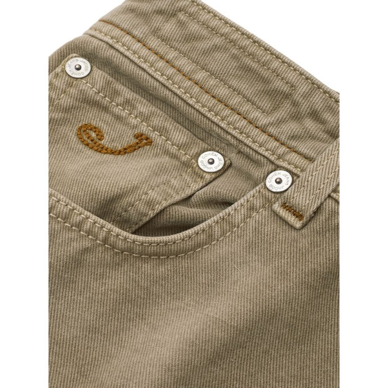 Jacob Cohen Premium Brown Cotton Pants