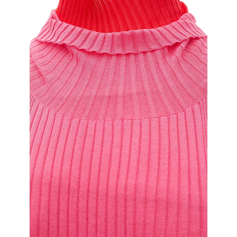 Bottega Veneta Elegant Pink Cotton Dress