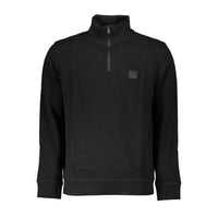 Hugo Boss Elegantes schwarzes Sweatshirt aus Bio-Baumwolle