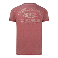 Jack & Jones Mens T Shirt Burning Surf Pink