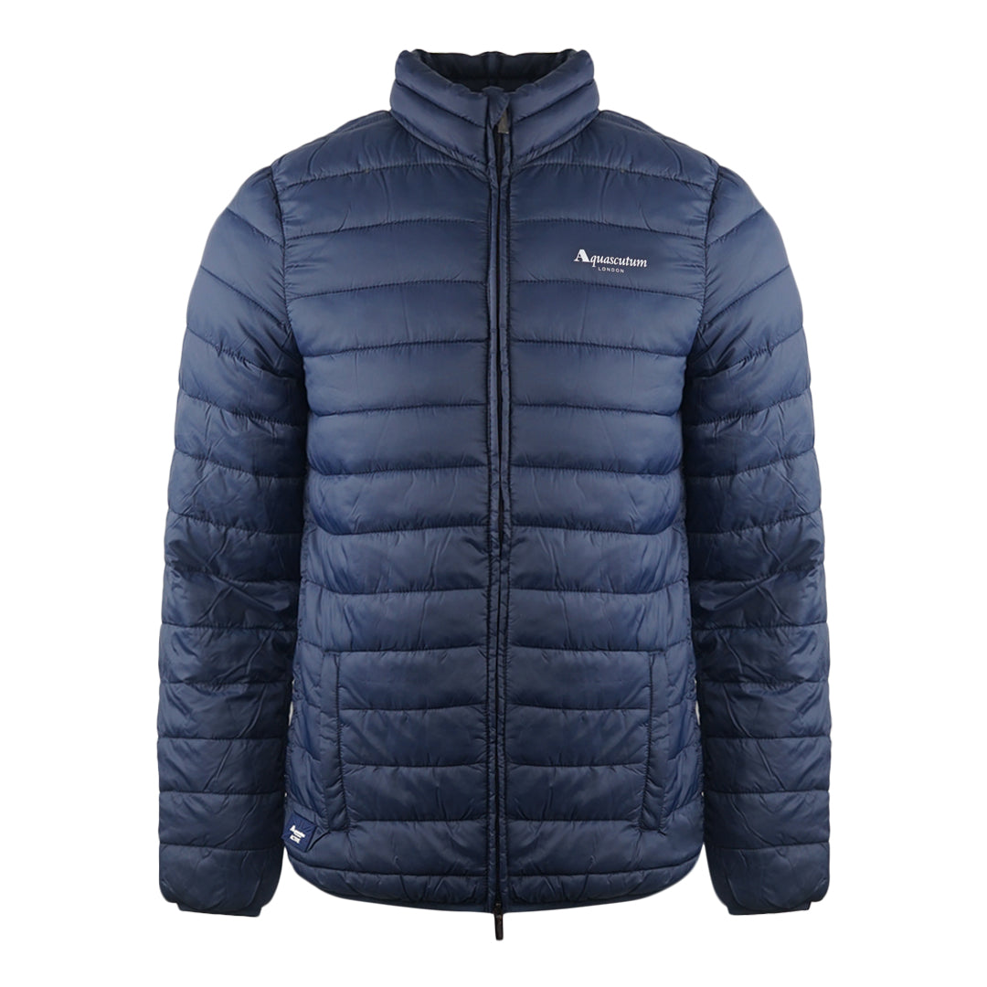 Aquascutum Mens Jk003 11 Jacket Navy Blue