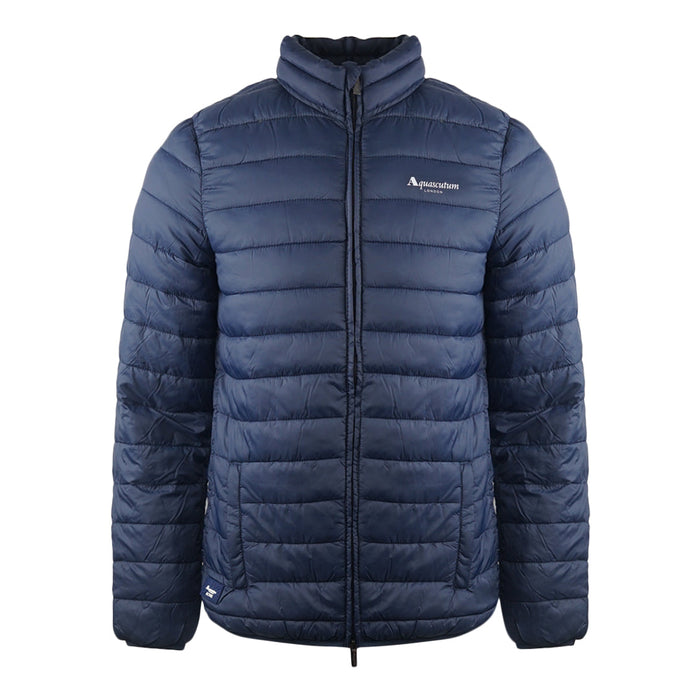 Aquascutum Mens Jk003 11 Jacket Navy Blue