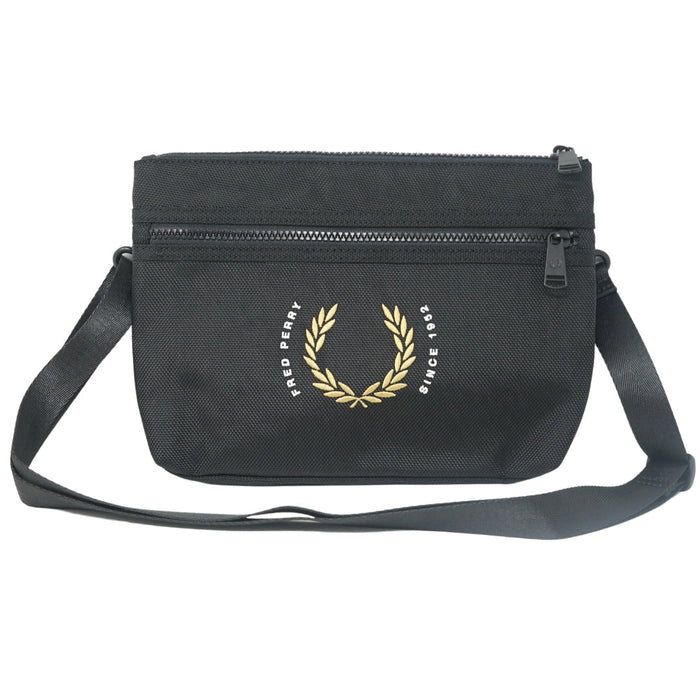 Fred Perry Mens L4231 102 Bag Black - Style Centre Wholesale