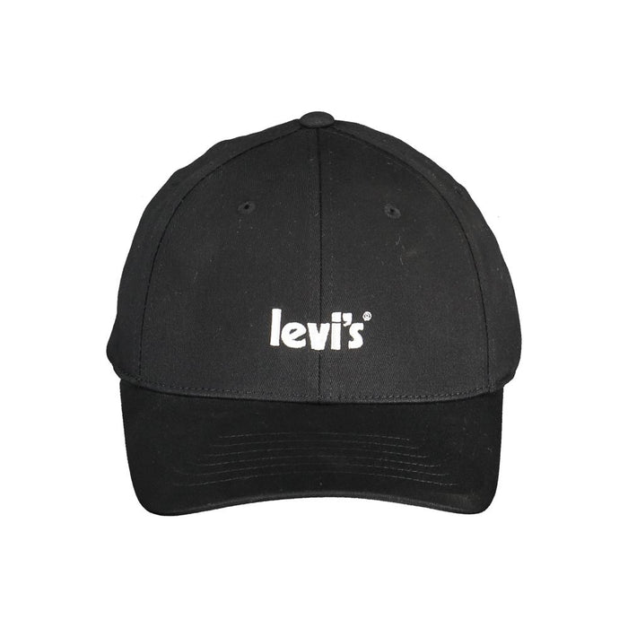 Levi's Black Cotton Hats & Cap
