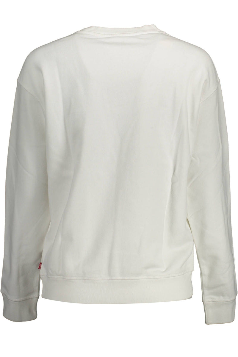 Levi's – Schickes weißes Baumwoll-Sweatshirt mit Logo