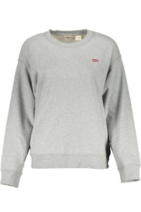 Levi's – Schickes Rundhals-Sweatshirt aus Baumwolle in Grau
