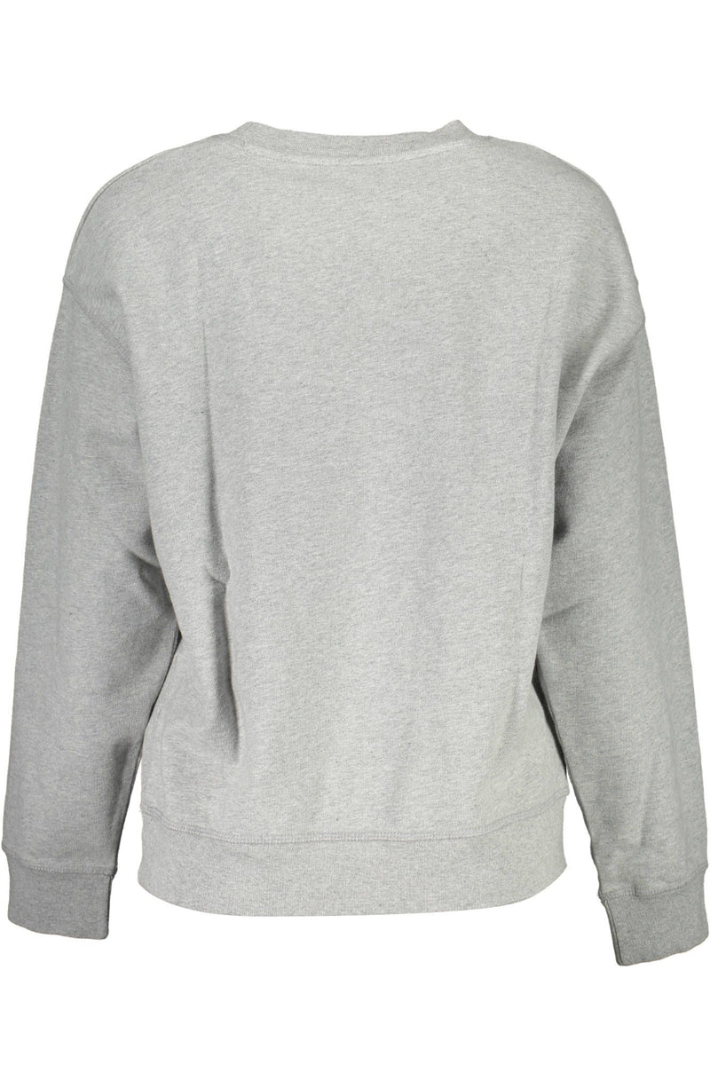 Levi's – Schickes Rundhals-Sweatshirt aus Baumwolle in Grau
