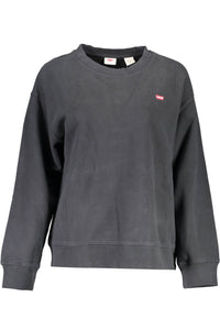 Levi's – Schickes, langärmliges Sweatshirt aus schwarzer Baumwolle