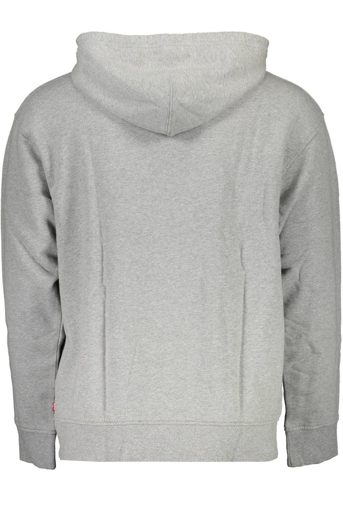 Levi's Classic Gray Hooded Sweatshirt