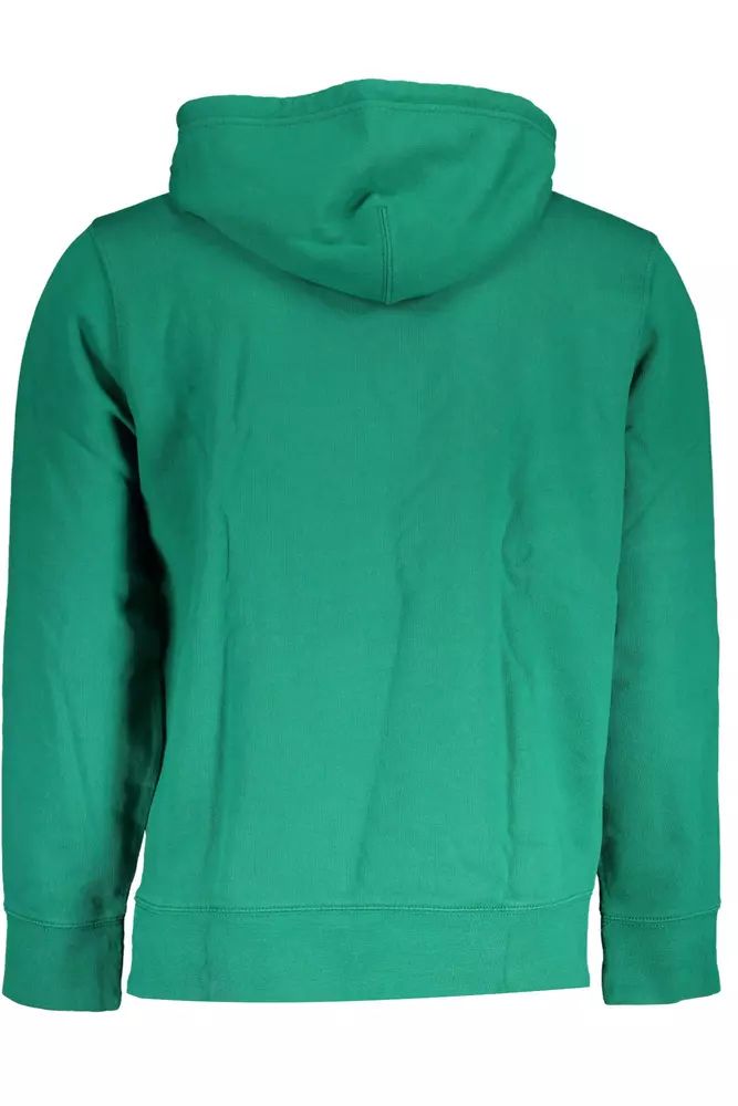 Levi's – Grünes Kapuzensweatshirt aus Baumwolle mit Logo
