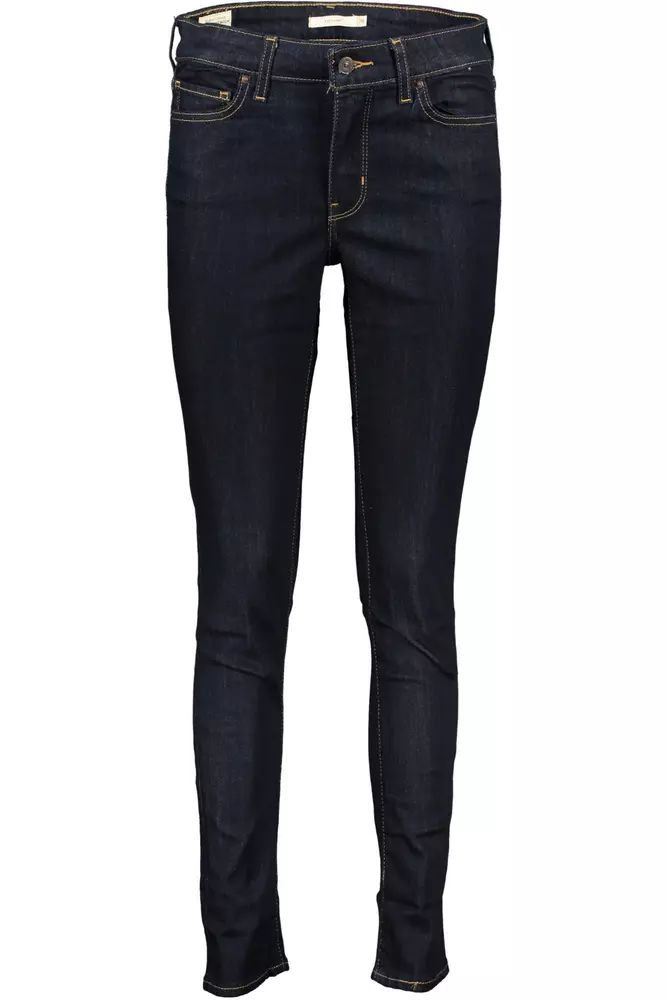 Schicke blaue Skinny Jeans von Levi's für mühelosen Style