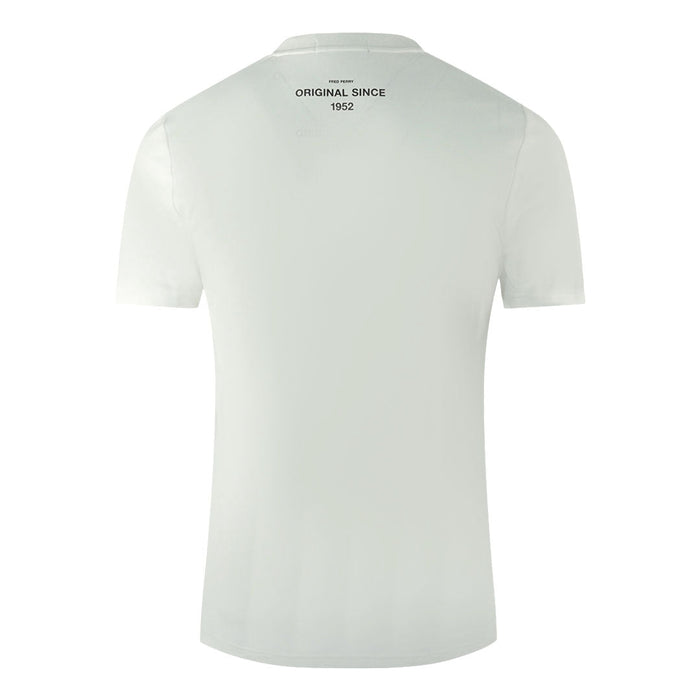 Fred Perry Herren M2669 100 T-Shirt Weiß