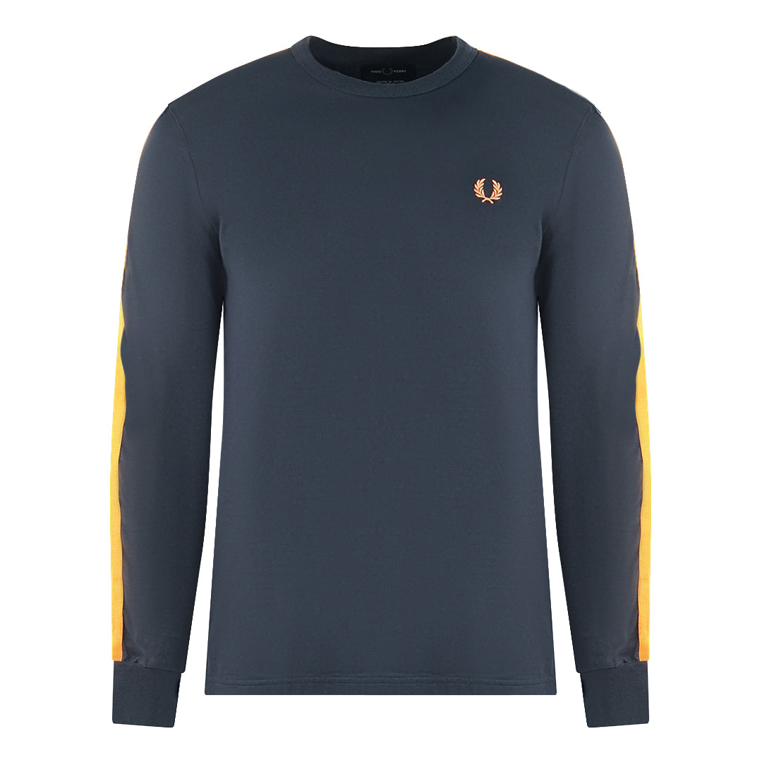 Fred Perry Mens M3828 H20 T Shirt Navy Blue