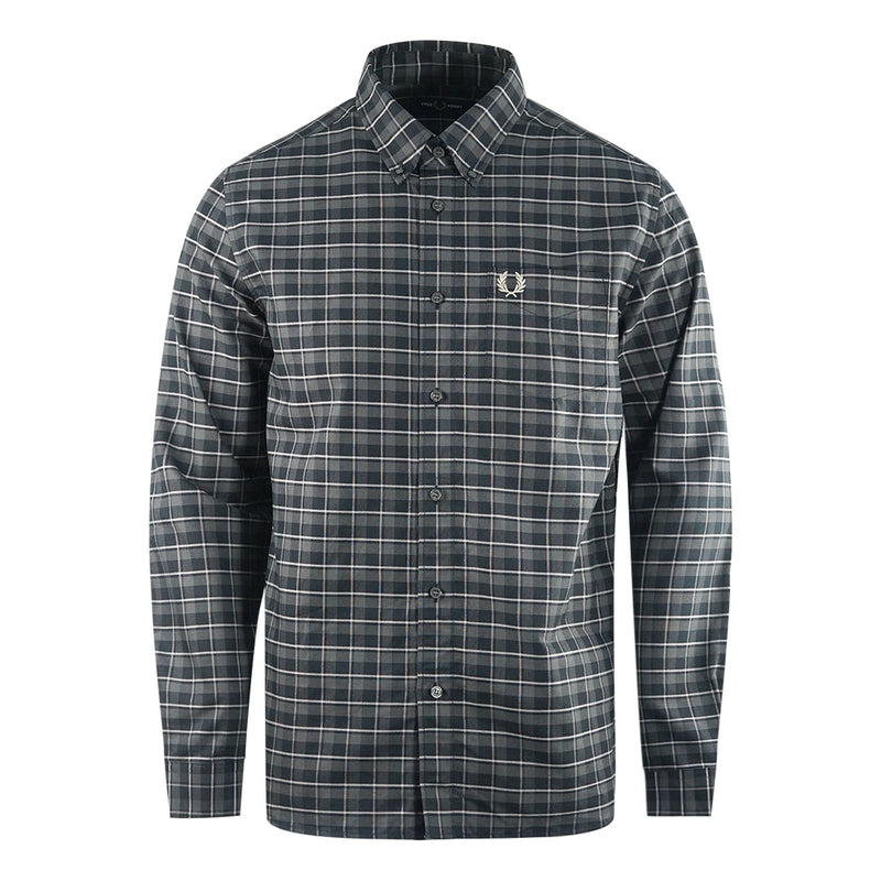 Fred Perry Mens M4657 G85 Shirt Grey