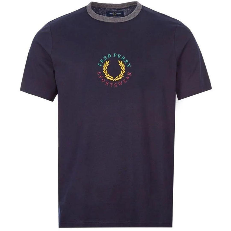 Fred Perry Mens M8533 608 T Shirt Blue