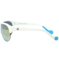 Moncler Ml0049 21C Oo Herren Sonnenbrille Weiß