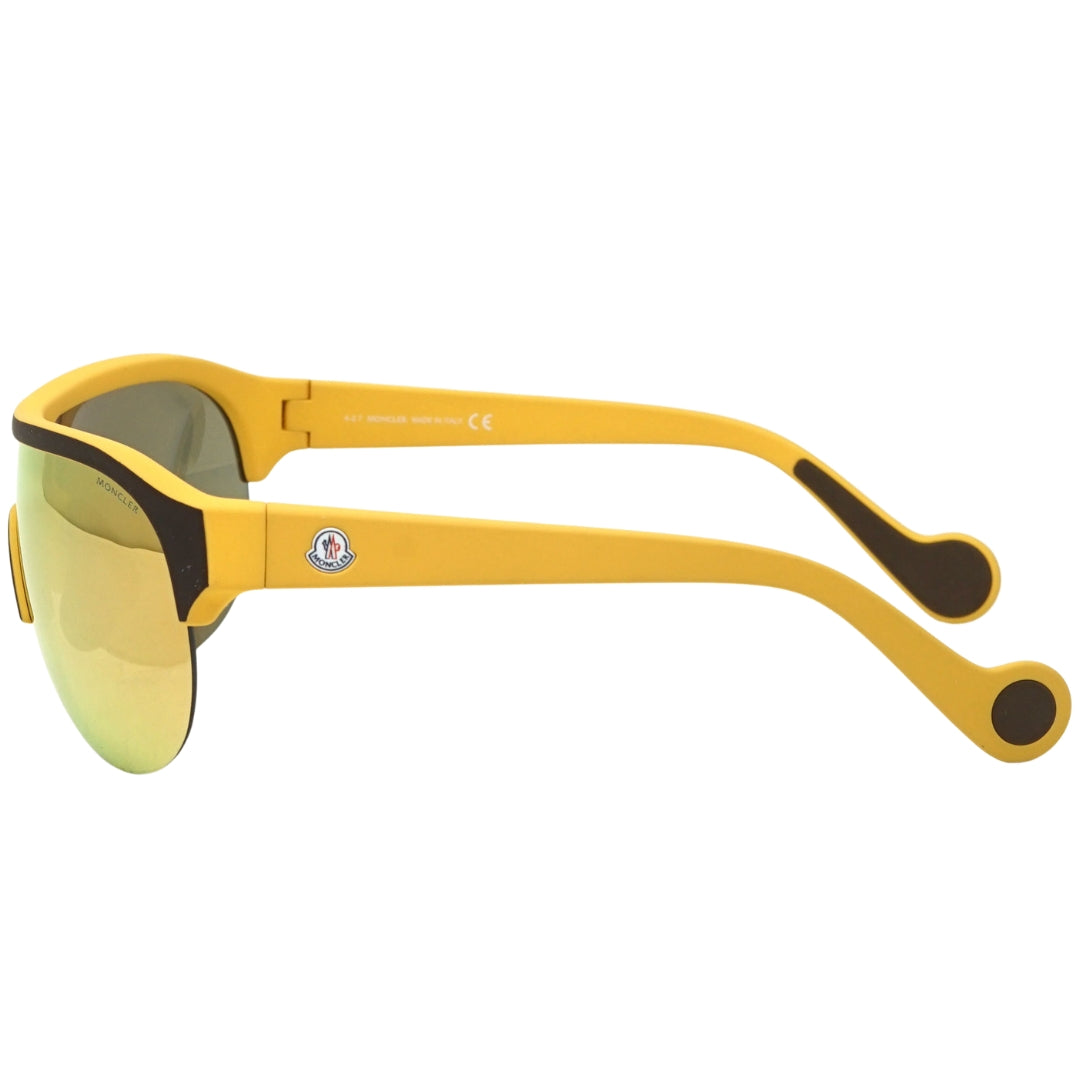Moncler Ml0049 50L Oo Herren Sonnenbrille Gelb