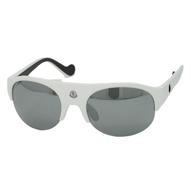 Moncler Ml0050 21C Herren Sonnenbrille Weiß