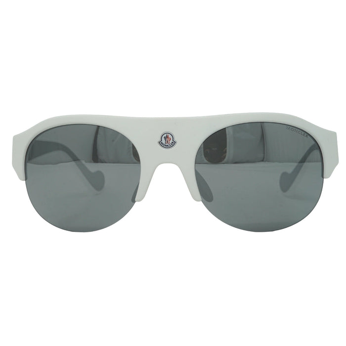 Moncler Ml0050 21C Herren Sonnenbrille Weiß