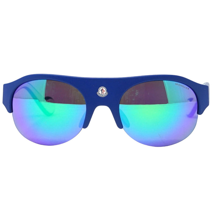 Moncler Ml0050 92X Herren Sonnenbrille Blau
