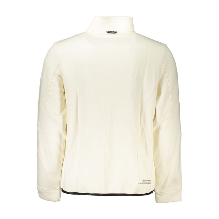 Napapijri Elegant Fleece Zip Sweatshirt with Contrast Details