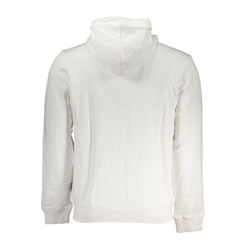 Napapijri Schickes weißes Baumwoll-Sweatshirt mit Kapuze
