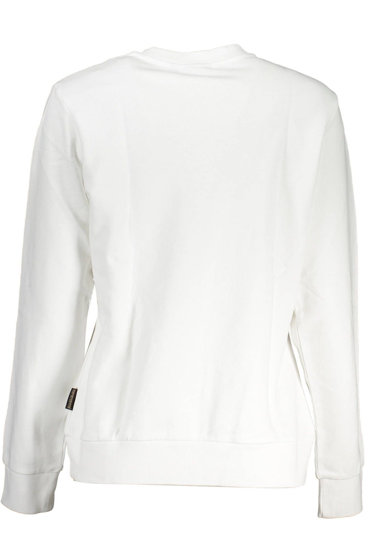 Napapijri Elegantes weißes Sweatshirt mit Rundhalsausschnitt aus Baumwolle