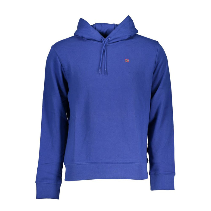 Napapijri – Schickes, langärmliges Sweatshirt mit Kapuze in Blau