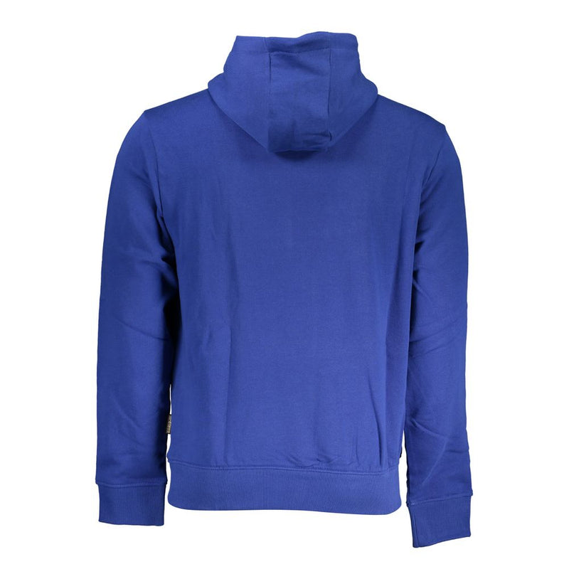 Napapijri – Schickes, langärmliges Sweatshirt mit Kapuze in Blau