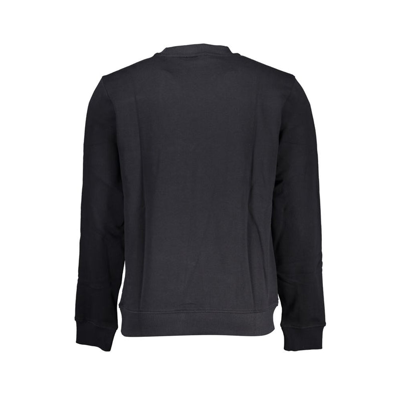 Napapijri – Elegantes, schwarzes, langärmliges Sweatshirt mit Rundhalsausschnitt