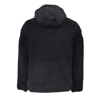 Napapijri Sleek Half-Zip Recycled Hoodie in Black