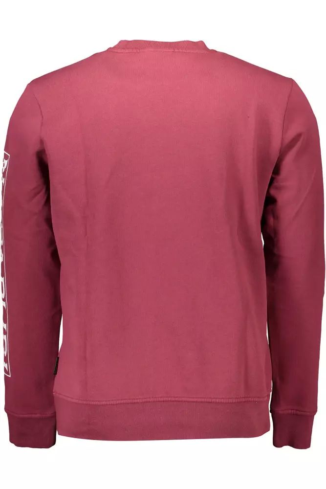 Napapijri Soft Organic Cotton Blend Pink Sweater