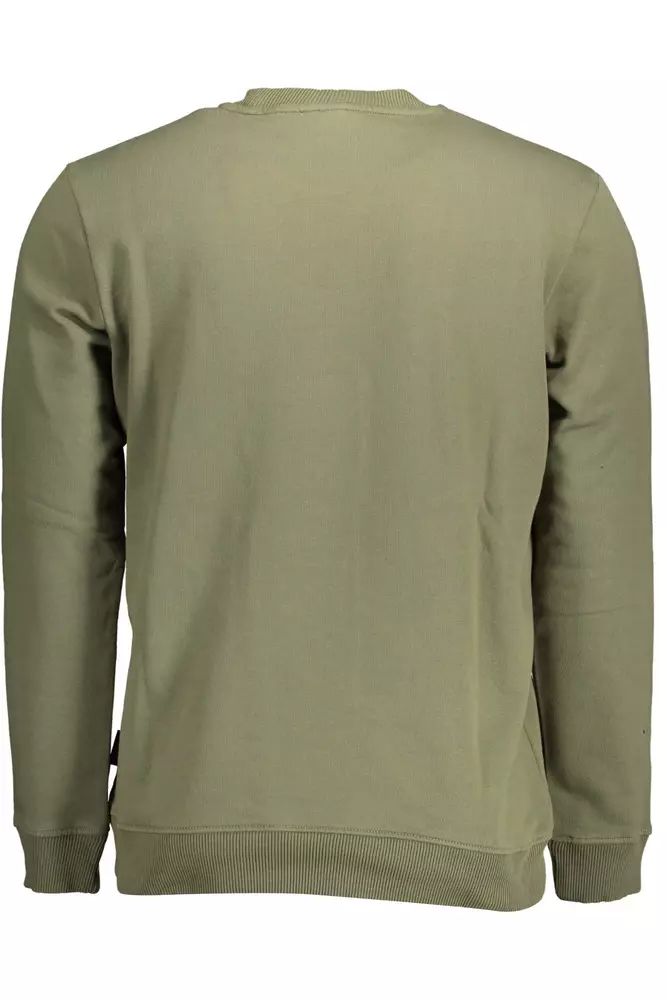 Napapijri – Schickes, grünes Sweatshirt mit Stickerei
