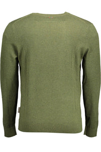 Napapijri Emerald Crew-Neck Embroidered Sweater