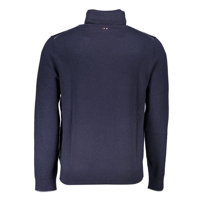 Napapijri – Eleganter Rollkragenpullover mit gesticktem Logo