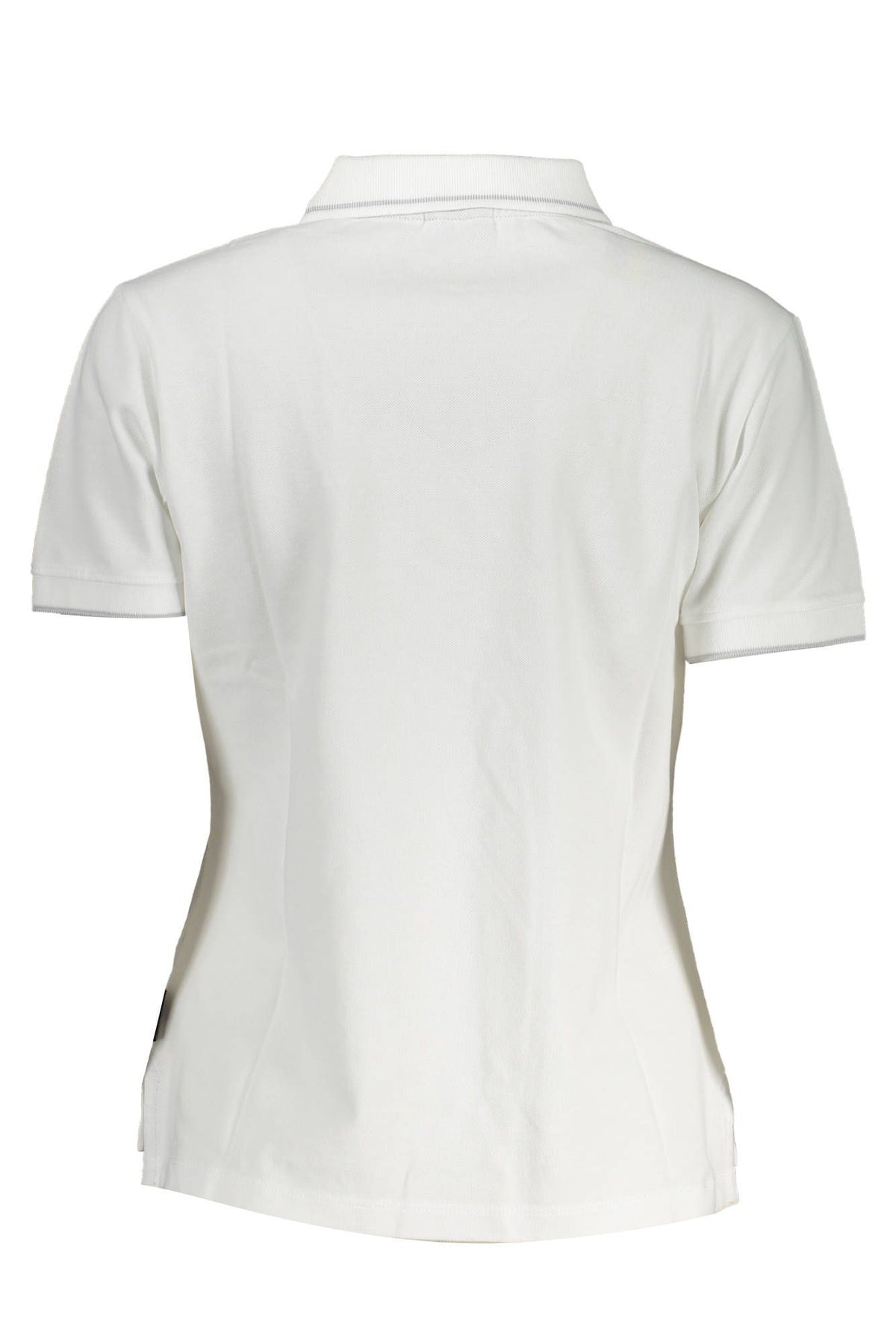Napapijri – Schickes Polohemd in Weiß mit Kontrastdetails