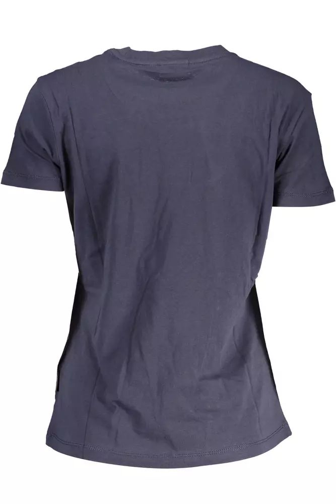 Napapijri – Kurzärmliges Logo-T-Shirt mit Print-Detail, Blau