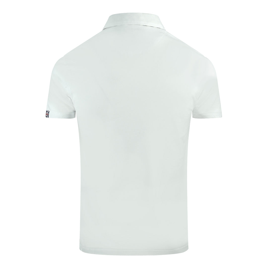 Aquascutum Herren Qmp026 01 Poloshirt Weiß