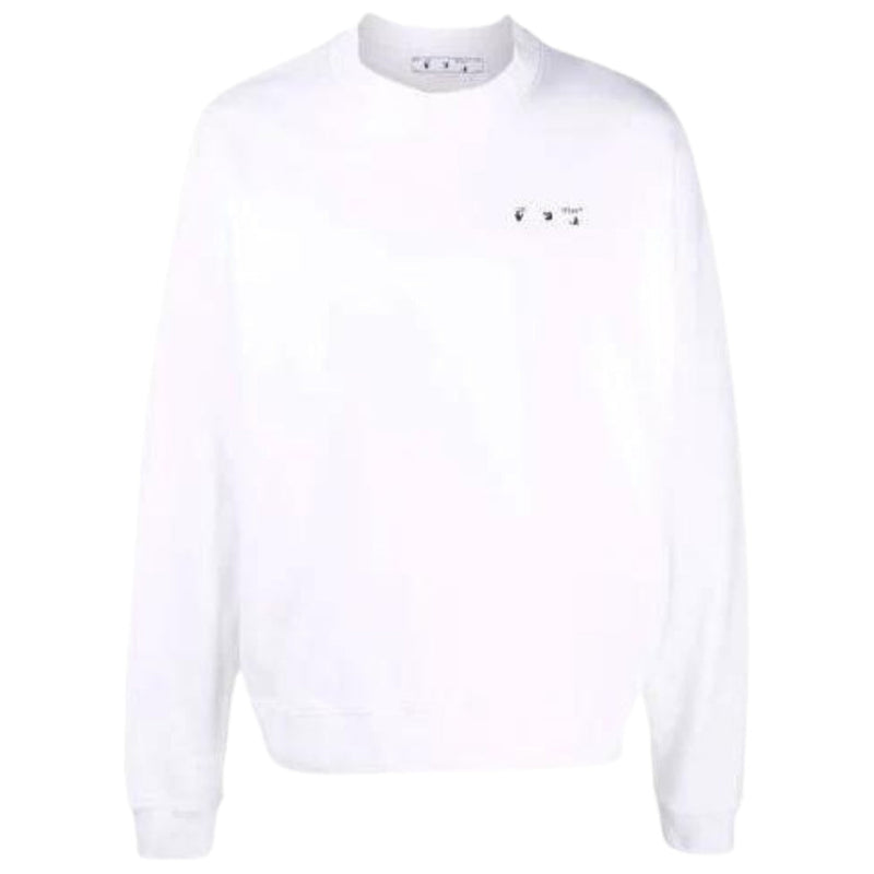 Off White Mens Omba054C99Fle0010110 Sweatshirt White