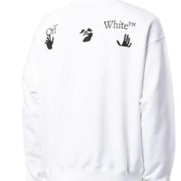 Off White Mens Omba054C99Fle0010110 Sweatshirt White