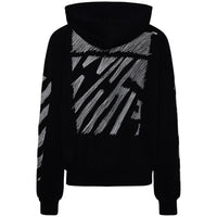 Off White Mens OMBB110S23FLE0051001 Hoodie Black