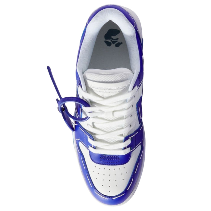 Off White Herren Sneakers Omia189S23Lea0140148 Blau