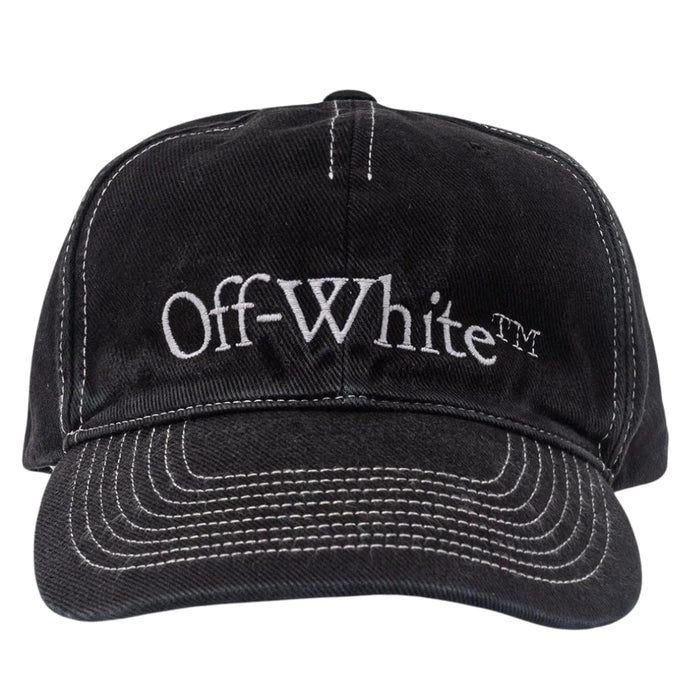 Off White Mens Omlb041S23Den0061001 Baseball Cap Black