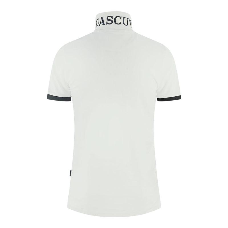 Aquascutum Mens P00223 01 Polo Shirt White
