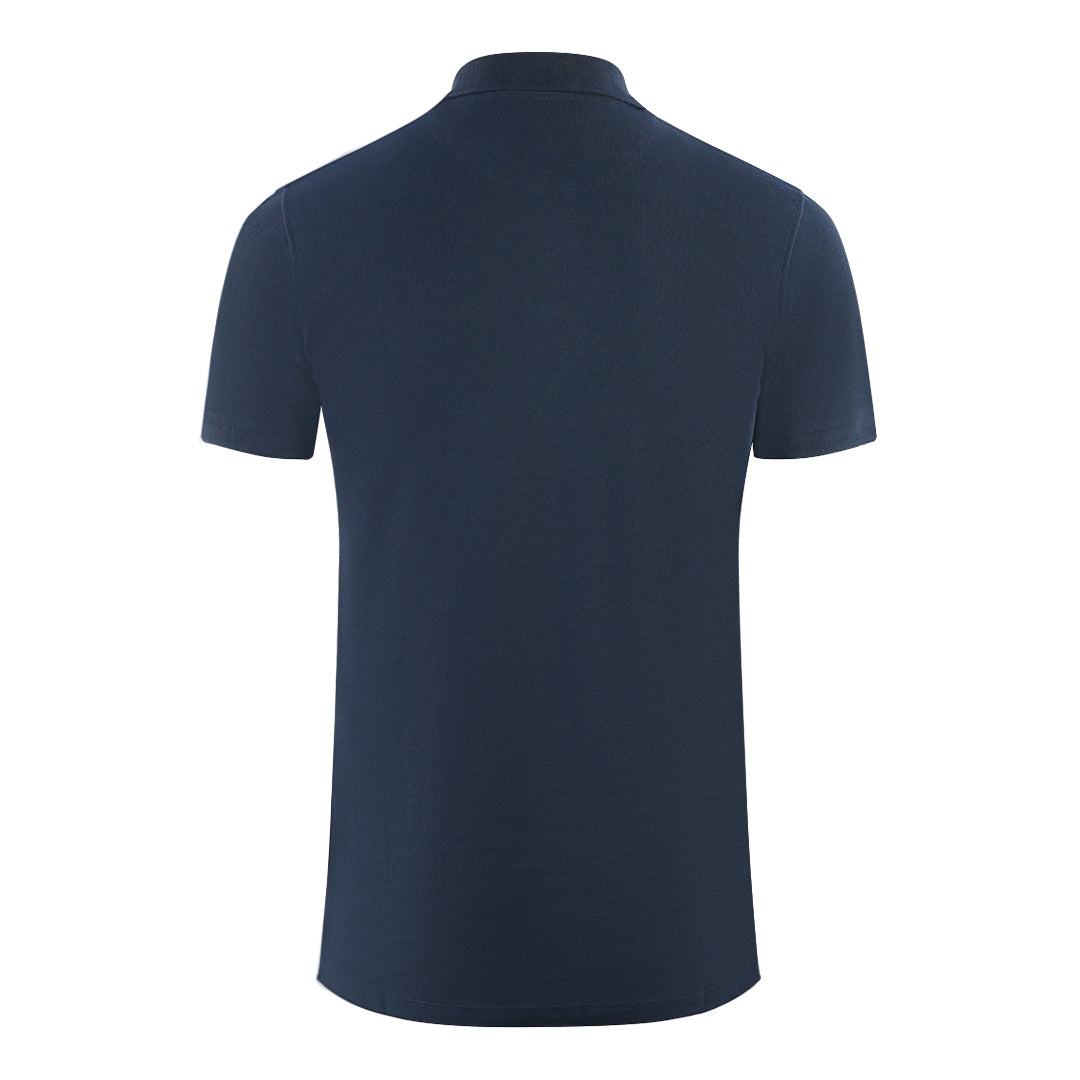 Aquascutum Mens P00423 85 Polo Shirt Navy