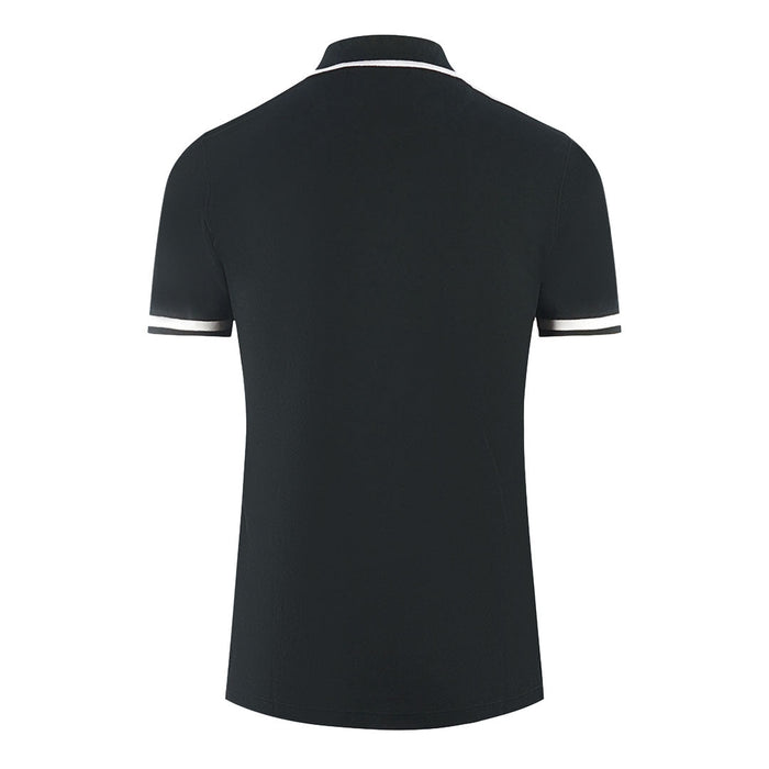 Aquascutum Mens P00823 99 Polo Shirt Black