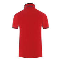 Aquascutum Mens P01023 52 Polo Shirt Red