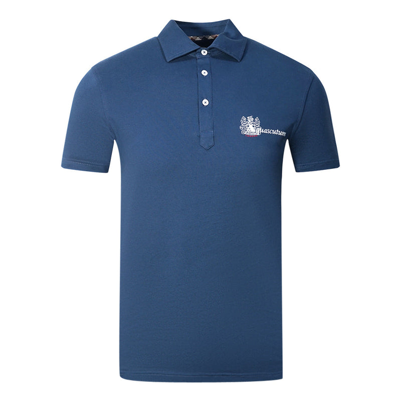 Aquascutum Mens Polo Shirt P01723 81 Blue